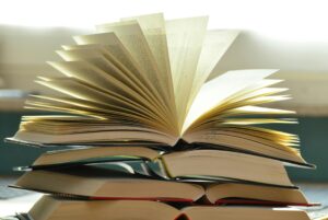 Stack of Open Books